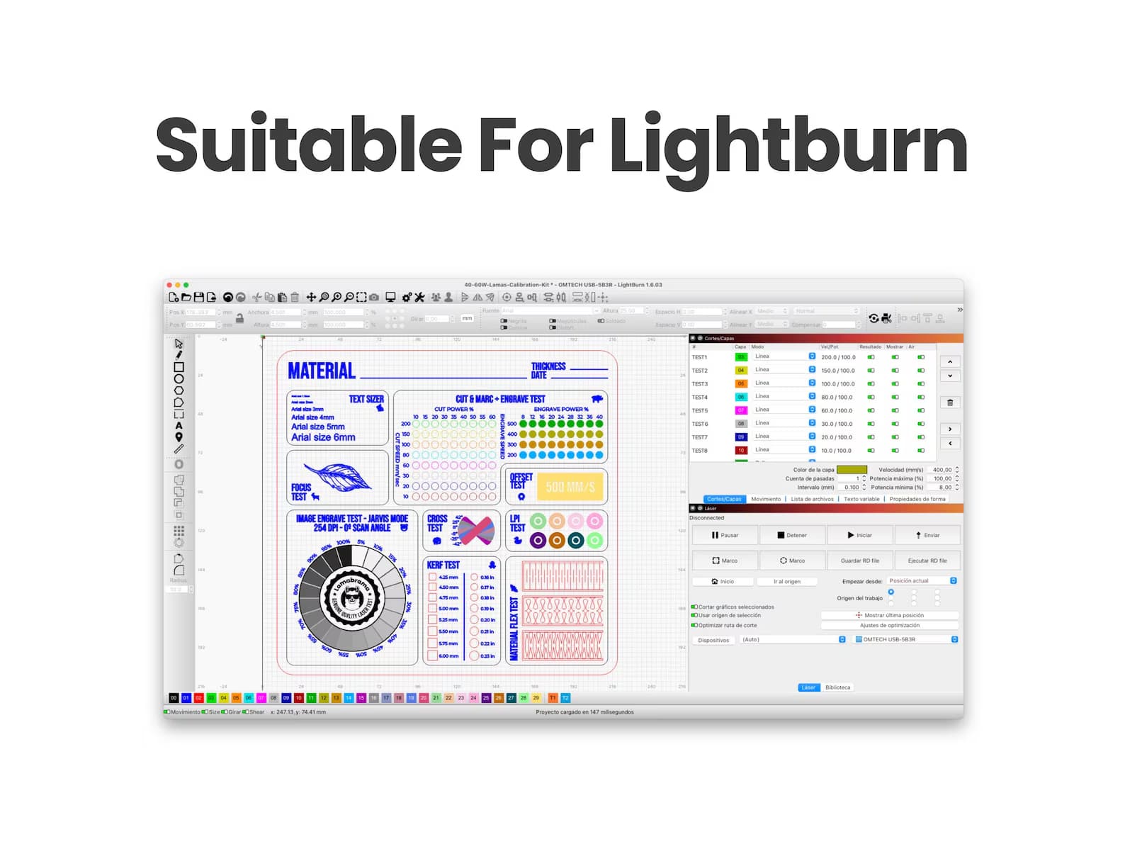 Laser Calibration Pack